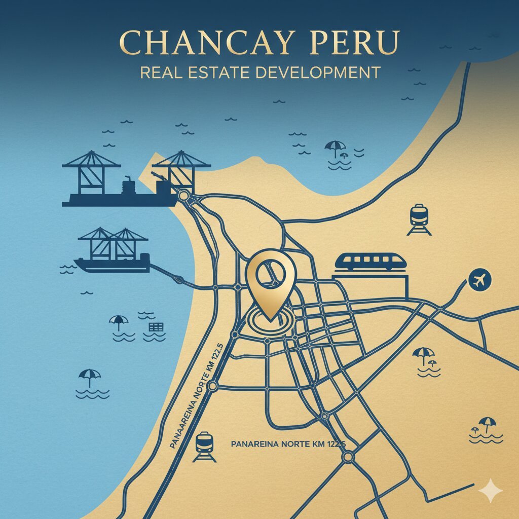 Mapa de ubicación Chancay - Megapuerto